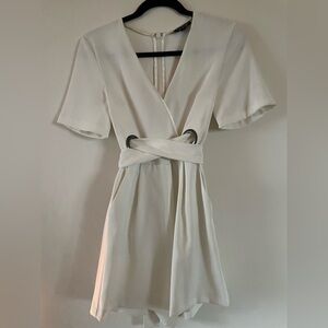 Topshop Cream Mini Romper